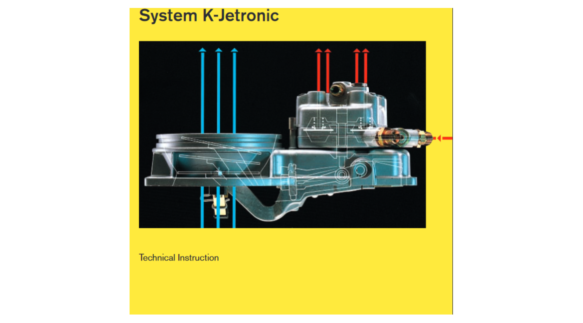 Manual Inyección Bosch K-Jetronic