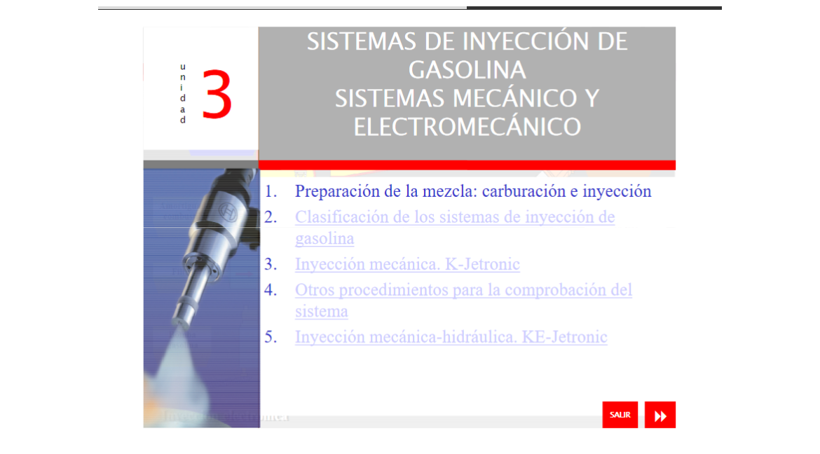 Sistemas de Inyección Mecánicos / Electromecánicos