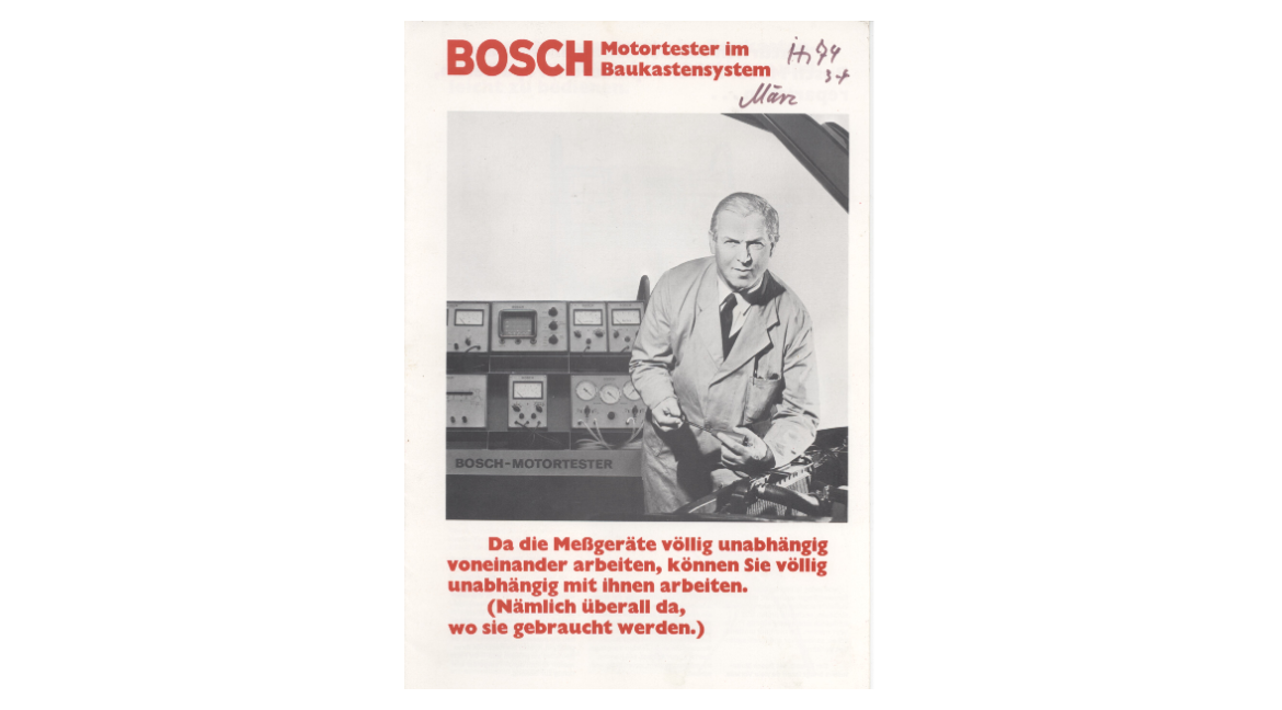 Manual Bosch Motortester